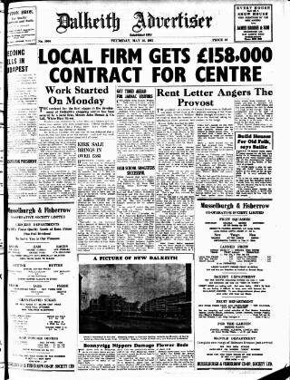 cover page of Dalkeith Advertiser published on May 18, 1961