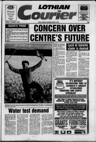 cover page of West Lothian Courier published on May 18, 1990
