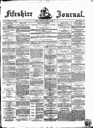 cover page of Fifeshire Journal published on May 18, 1865