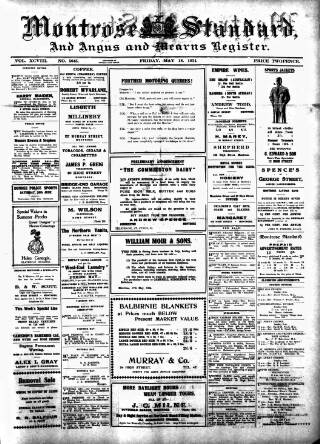 cover page of Montrose Standard published on May 18, 1934