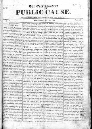 cover page of Public Cause published on May 31, 1815