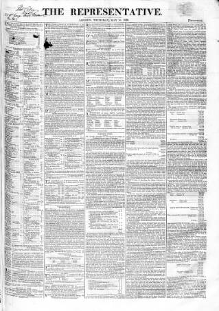 cover page of Representative 1826 published on May 18, 1826