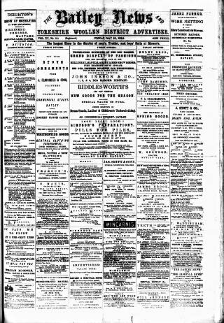 cover page of Batley News published on May 18, 1894