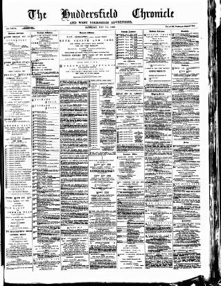 cover page of Huddersfield Daily Chronicle published on May 18, 1895