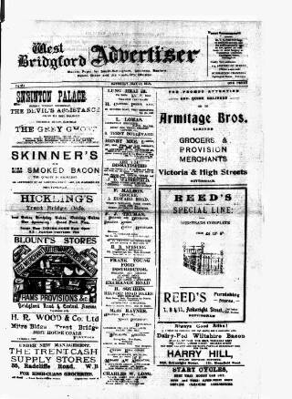 cover page of West Bridgford Advertiser published on May 18, 1918