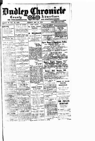cover page of Dudley Chronicle published on May 18, 1918