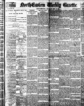cover page of Northern Weekly Gazette published on May 18, 1895