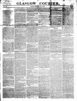 cover page of Glasgow Courier published on May 18, 1844