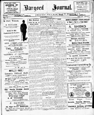 cover page of Bargoed Journal published on May 18, 1911