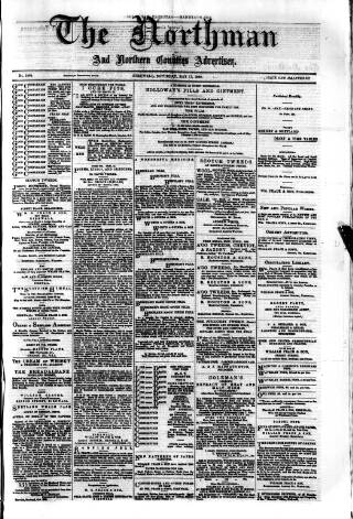 cover page of Northman and Northern Counties Advertiser published on May 17, 1890