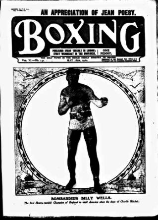 cover page of Boxing published on May 18, 1912