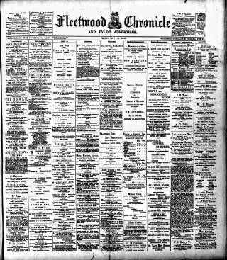 cover page of Fleetwood Chronicle published on May 18, 1900