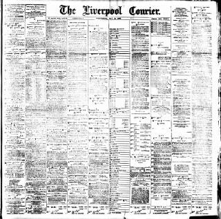cover page of Liverpool Courier and Commercial Advertiser published on May 18, 1892
