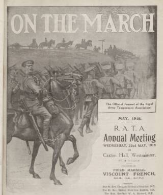 cover page of On the March published on May 1, 1918