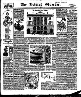 cover page of Bristol Observer published on May 18, 1889