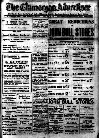 cover page of Glamorgan Advertiser published on May 18, 1934