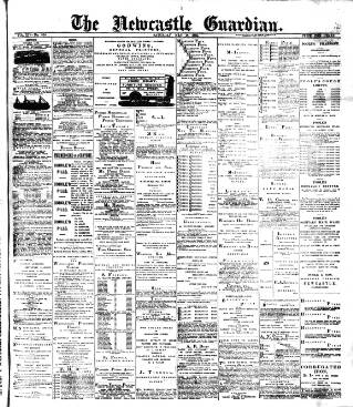 cover page of Newcastle Guardian and Silverdale, Chesterton and Audley Chronicle published on May 18, 1895
