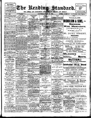 cover page of Reading Standard published on May 18, 1907