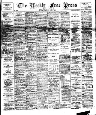 cover page of Weekly Free Press and Aberdeen Herald published on May 14, 1892