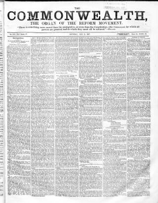 cover page of British Miner and General Newsman published on May 18, 1867