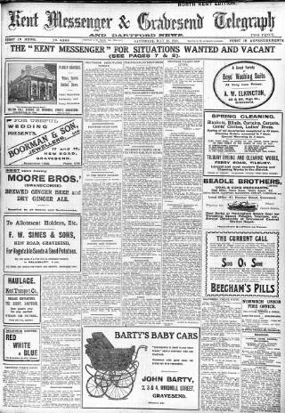 cover page of Kent Messenger & Gravesend Telegraph published on May 18, 1918