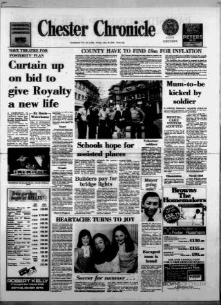 cover page of Chester Chronicle published on May 18, 1979