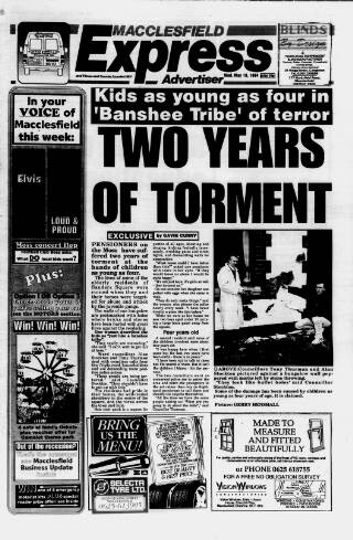 cover page of Macclesfield Express published on May 18, 1994
