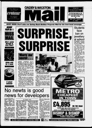 cover page of Oadby & Wigston Mail published on May 18, 1989