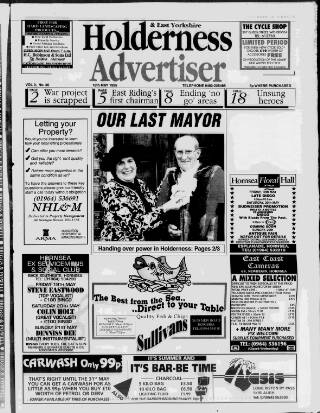 cover page of Holderness Advertiser published on May 18, 1995