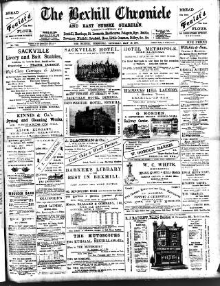 cover page of Bexhill-on-Sea Chronicle published on May 18, 1901