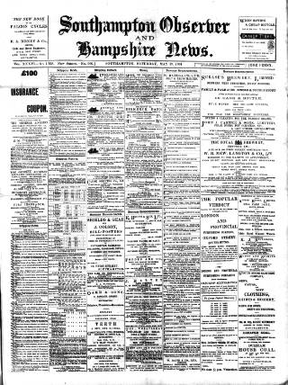 cover page of Southampton Observer and Hampshire News published on May 18, 1901