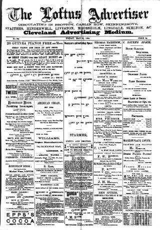 cover page of Loftus Advertiser published on May 18, 1894