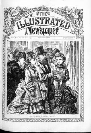 cover page of Illustrated Newspaper published on May 13, 1871