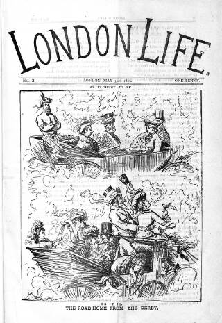 cover page of London Life published on May 31, 1879