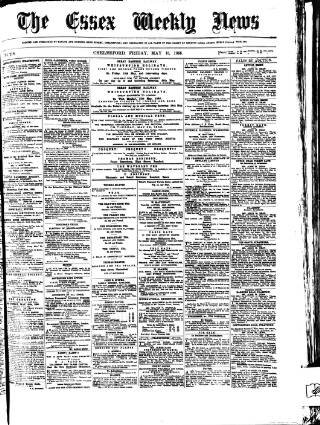 cover page of Essex Weekly News published on May 18, 1866