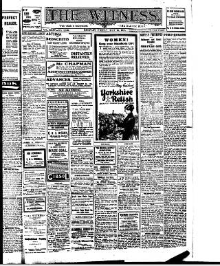 cover page of Witness (Belfast) published on May 18, 1917