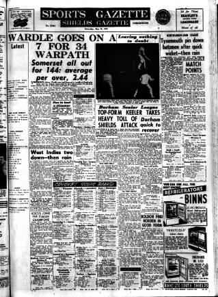 cover page of Football Gazette (South Shields) published on May 18, 1957
