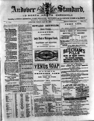 cover page of Andover Chronicle published on May 18, 1900