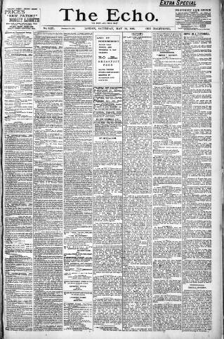 cover page of Echo (London) published on May 18, 1895