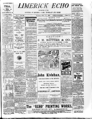cover page of Limerick Echo published on May 18, 1909