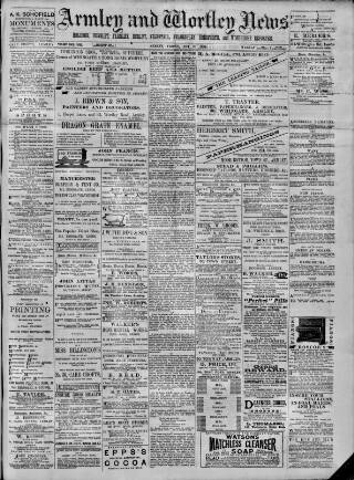 cover page of Armley and Wortley News published on May 18, 1894