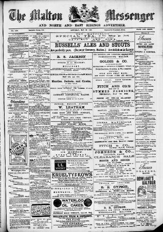cover page of Malton Messenger published on May 18, 1889