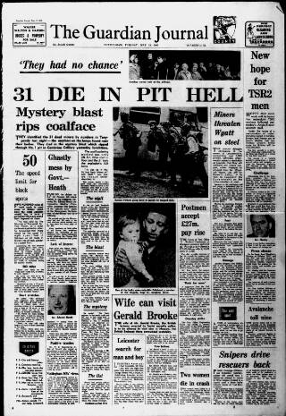 cover page of Nottingham Guardian published on May 18, 1965