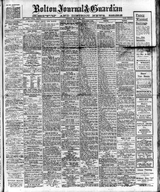 cover page of Bolton Journal & Guardian published on May 18, 1917