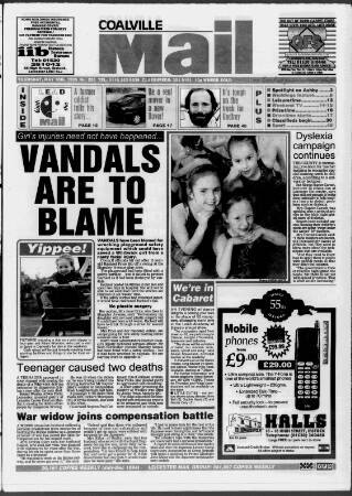 cover page of Coalville Mail published on May 18, 1995