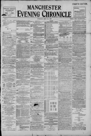 cover page of Manchester Evening Chronicle published on May 18, 1897