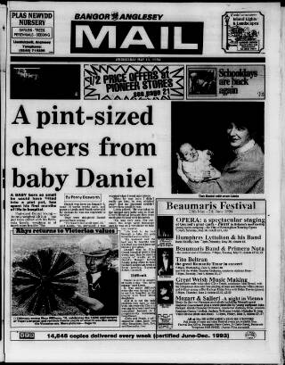 cover page of Bangor, Anglesey Mail published on May 18, 1994