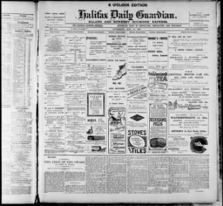cover page of Halifax Daily Guardian published on May 18, 1907