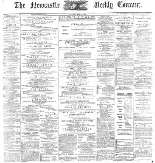 cover page of Newcastle Courant published on April 25, 1896