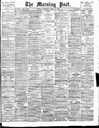 cover page of Morning Post published on August 8, 1906